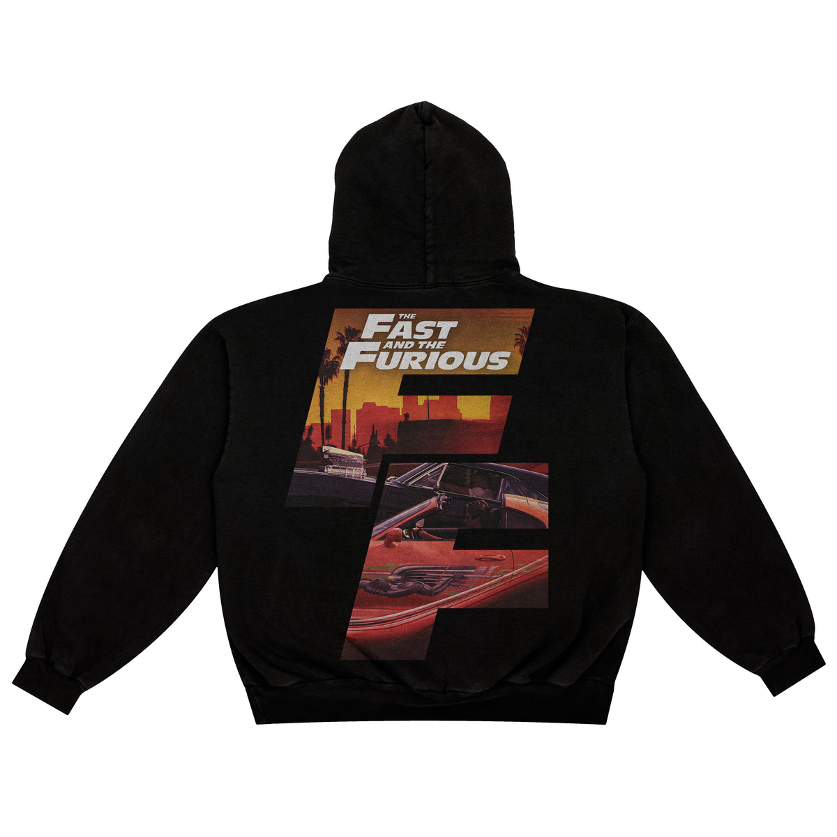 the Fast and the Furious (2001) F & B Print - Hoodie