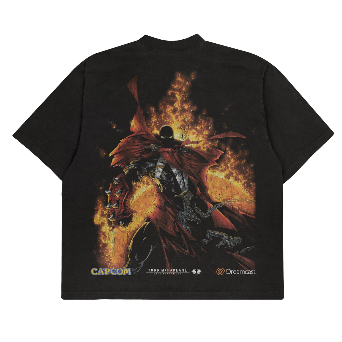 Spawn In The Demon's Hand F & B Print -  Tee