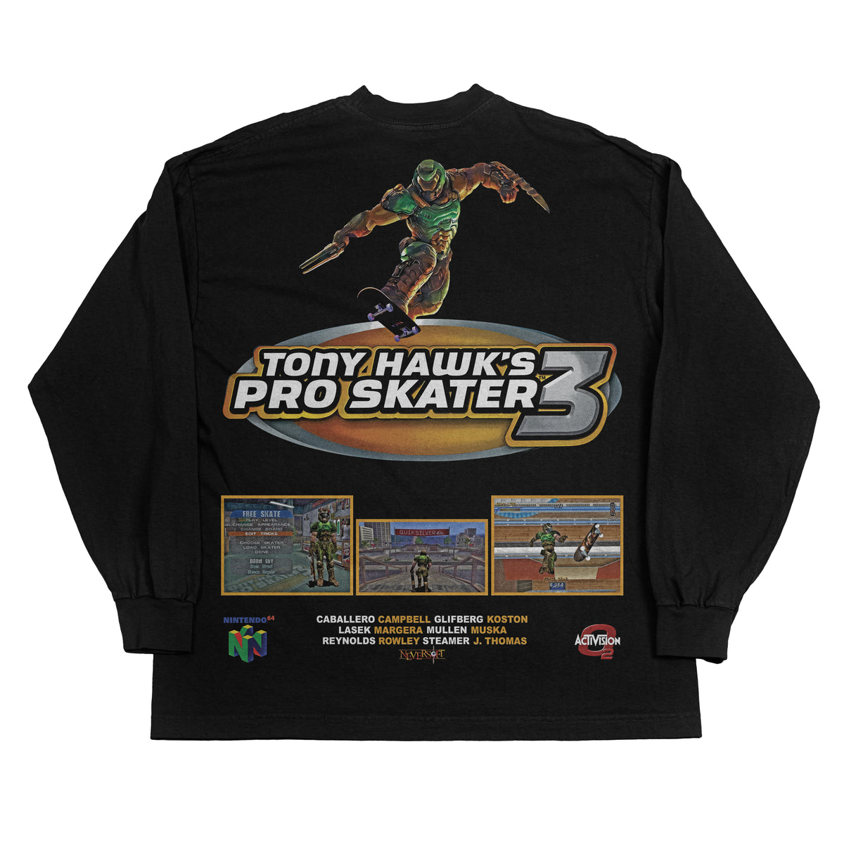 Tony Hawk 3 Doom Slayer F&B Longsleeve