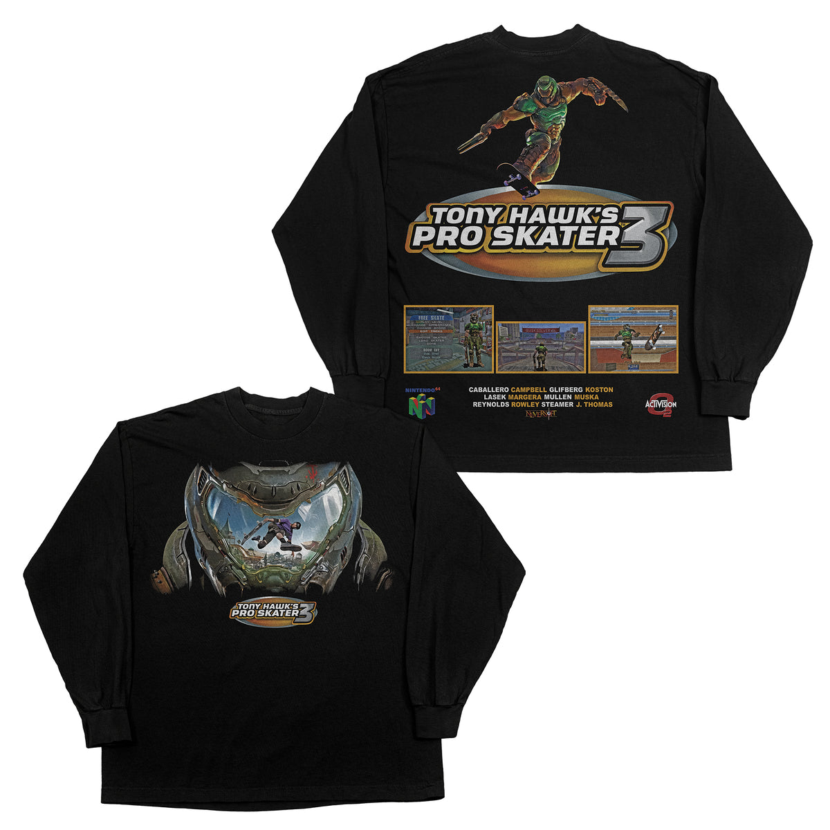 Tony Hawk 3 Doom Slayer F&B Longsleeve